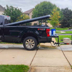 Photo of Powerhouse's truck and power washing equipment